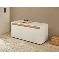 Home affaire Schuhbank GiRON/CiTY, Garderobenbank mit Klappe, Sitzbank in vier Farben, viel Stauraum, Platz für ca. 8 Paar Schuhe, 100 cm breit