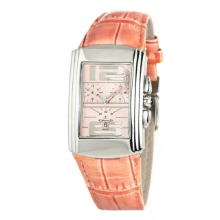 Rechteckige pinkfarbene Ziffernblatt-Uhr Ct7018b02ac