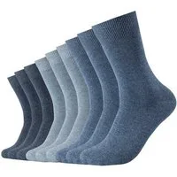 Camano Socken comfort (9 Paar) mit verstärktem Fersen- und Zehenbereich