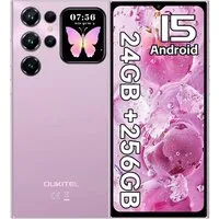 OUKITEL C62 Pro Android 15 Smartphone (17,48 cm/6.88 Zoll, 256 GB Speicherplatz, 13 MP Kamera, 5150mAh, 24(8+16)GB+256GB /1TB, 6.88" HD+ 90Hz, NFC, GPS, Face Unlock)