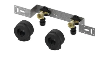 Tece logo-Ax Montageeinheit 150 mm mit Wandscheibe Dim. 20 x Rp 1/2", Si-Bronze, 8804002 8804002