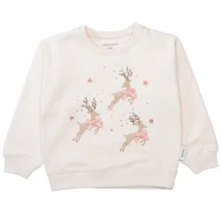 STACCATO - Md.-Sweatshirt, oversized birch mel. - Gr. - 122