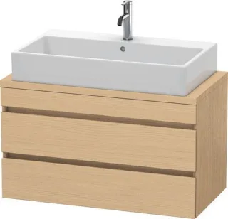 Duravit DuraStyle Konsolenwaschtischunterbau wandhängend Natur Eiche Matt 900x478x512 mm - DS5308030 DS530803030