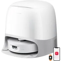 Roborock Saugroboter Roborock Qrevo Curv 2 Flow 20.000 Pa, intelligenter Teppichschutz, Selbstreinigende SpiraFlow-Wischwalze, Dual Zero-Tangle System