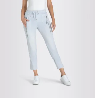 MAC - MAC JEANS - FUTURE, Authentic stretch gabardine blau - Gr. - 36