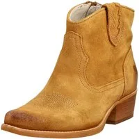 Felmini Stiefelette Veloursleder . Cowboy Stiefelette