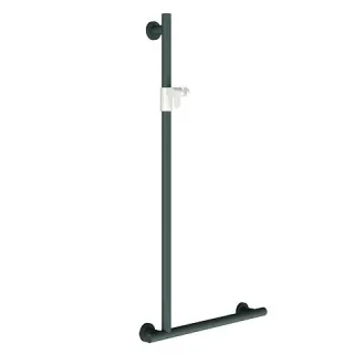 KWC Aquarotter Winkelgriff, MEDCARE, Edst., grau, 90 Grad, 600x1100x84 mm, Ausf. re, Br.H., 36000037 3600003772