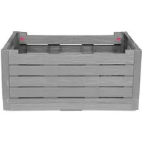 ONDIS24 Klappbox Korb für Brennholz Faltbox Feuerholz Kiste Faltbarer Einkaufskorb, 50 l, Florida Kofferraum Organizer Auto