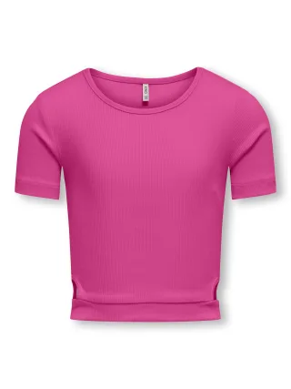 KIDS ONLY - KOGNESSA LIFE SS CUTOUT TOP BOX JRS NOOS Raspberry Rose - Gr. - 164