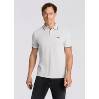 BOSS GREEN Poloshirt Paddy Regular Fit atmungsaktive Piqué-Webstruktur, Flachstrickkragen, gerader Schnitt