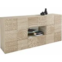 Home affaire Sideboard Miro, Breite 181 cm mit dekorativem Siebdruck