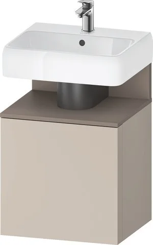 Duravit Qatego Waschtischunterbau wandhängend Taupe Matt 490x420x645 mm - QA4077L43910000 QA4077L43910000