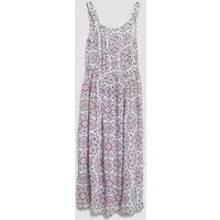 s.Oliver Midikleid Kleid Midi-Kleid aus Crinkle-Viskose