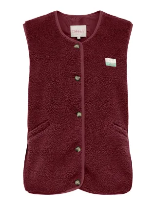 ONLY - ONLBABY TEDDY VEST PNT Cabernet - Gr. - M