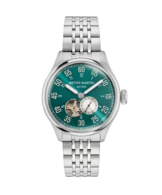 Aston Martin Aml Timeless Ts1 Herren Silberne Uhr MTTS1F504