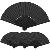 FELIXLEO Handfächer Faltbare Handfächer aus Stoff, Klein, für Sommer, Hochzeit, Tanz., (1-tlg)