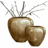 Mirabeau Tischvase Vase 2er Set Cezelle champagner
