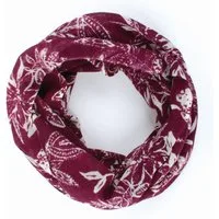 El Puente Schal Loop-Schal "Lilien", Handmade, Handmade