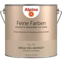 Alpina Wandfarbe Alpina Feine Farben Wandfarbe No. 35 Wiege des