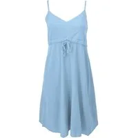 Guru-Shop Midikleid Einfarbiges Casual Trägerkleid, Baumwoll..