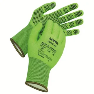 uvex C500 dry Schnittschutzhandschuh HPPE grün/grau 7 - 6049907