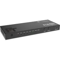 FeinTech HDMI-Splitter FeinTech AX340 HDMI 2.1 eARC Pass Switch 4 In 1 Out für eARC Soundbar, unterstützt 4K 120Hz & 8K