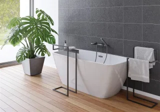 Neuesbad Serie 600 freistehende Acryl Badewanne, 1700x780x580mm NB1KDM_017W1