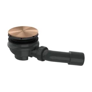hansgrohe AXOR Staro Komplettset 42542310 Ablaufgarnitur für Duschwanne, brushed red gold