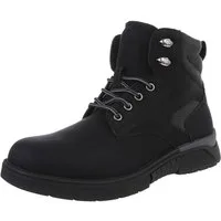 Coolwalk Herren Bikerschuhe Freizeit Stiefelette (88491825) Flach Boots in Schwarz