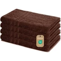 Lavea Handtuch Lavea® 4er Set Handtücher 50x100 cm, Elena Frottiererie, 100% Baumwolle (4er Set), 500 g/m² Frottier, weich & saugstark, pflegeleicht