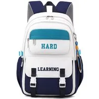 Mutig Schulrucksack Schulrucksack Teenager,große Kapazität Schulranzen Mit Trolleyband (Wasserdicht Lässiger Schulranzen,Unisex Geeignet für Teenager, Dieser Schulrucksack ist aus Polyester,wasserdicht verschleißfest), Geeignet für jugendliche zum Sc