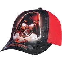Star Wars Schirmmütze STAR WARS Cap Jungen + Mädchen Schirmmütze Rot Cappy für Kita, Schule, Einschulung Gr.52 + 54