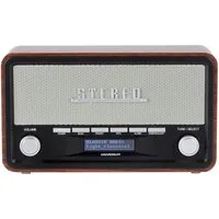 Universum DR 350-21 Radio (Retro DAB+ Radio mit Bluetooth, AUX und Weckfunktion)