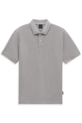 bugatti - Herren Polo 1/2 Arm hellgrau - Gr. - 3XL
