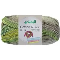 Gründl 100 Gramm Gründl Cotton Quick Batik Farbauswahl Häkelwolle