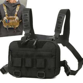 IPRee® Waterproof Molle Nylon Fishing Chest Bag, Men's Tactical Bags, Climbing and Camping Backpacks, Outdoor Travel Ves