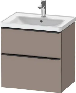 Duravit D-Neo Waschtischunterbau wandhängend Basalt Matt 634x452x625 mm - DE43540BD430000 DE43540BD430000
