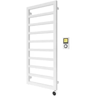 Purmo Figuresse Square E Elektro-Badheizkörper FHVM018406000N0 BH 1840 mm, BL 600 mm, 800 W, RAL 9016