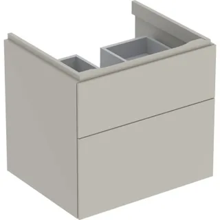 Geberit Xeno2 Unterschrank f. Waschtisch, 2 Schubladen 58x53x46,2cm, greige, 500506001 500506001