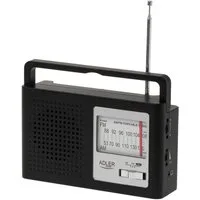 Adler AD 1909 Radio (Tragbares AM FM Radio mit Antenne)