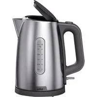 Wasserkocher PurShine WK 1500 GY edelstahl/grau, 1,7 Liter, 2.200 Watt