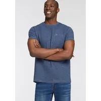 Bruno Banani T-Shirt Mit Doppelkragen und Zierbrusttasche
