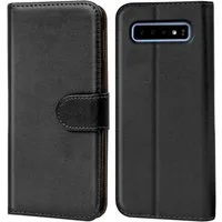 CoolGadget Handyhülle Book Case Handy Tasche für Samsung Galaxy S10 Plus 6,4 Zoll, Hülle Klapphülle Flip Cover für Samsung S10+ Schutzhülle stoßfest