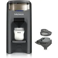 Baby Brezza Babyflaschenwärmer Automatischer Flaschenzubereiter mit 2 Milchpulvertrichtern, mischt Wasser und Milchpulver klumpenfrei per Knopfdruck