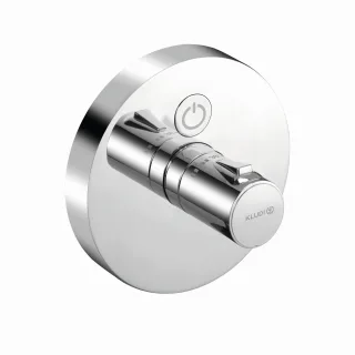 Kludi PUSH UP-Thermostatarm. mit Druck- taste für 1 Verb., rund chrom, 389020538 389020538