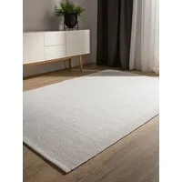 benuta Teppich Ron, rechteckig, Höhe: 5 mm, 100% Baumwollteppich, Minimalistisch, Pflegeleicht, Wohnzimmerteppich
