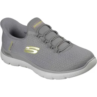 Skechers Arch Fit Summits Kynor Polyester Herren Sneakers Grau/Lime