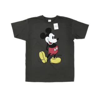 Disney Herren Mickey Mouse Classic Kick T-Shirt (Light Graphite)