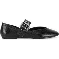 DeeZee Deezee Damen-Ballerinas Schwarz HY23066-1 Ballerina