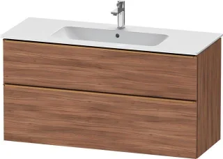 Duravit D-Neo Waschtischunterbau wandhängend Nussbaum Matt 1210x462x625 mm - DE4364004790000 DE4364004790000